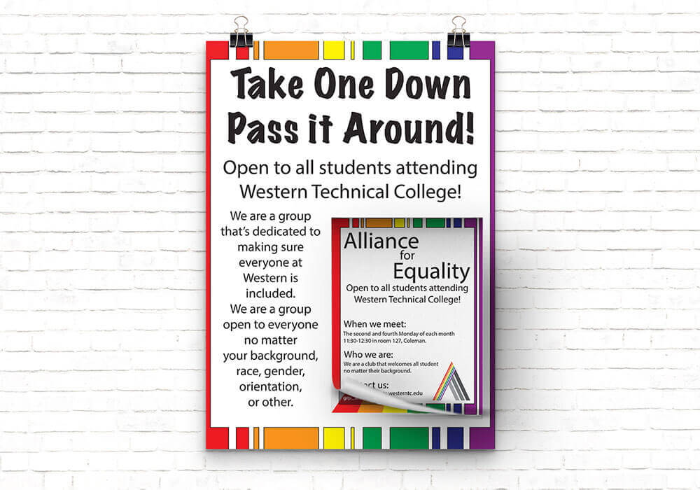 Alliance for Equality poster
